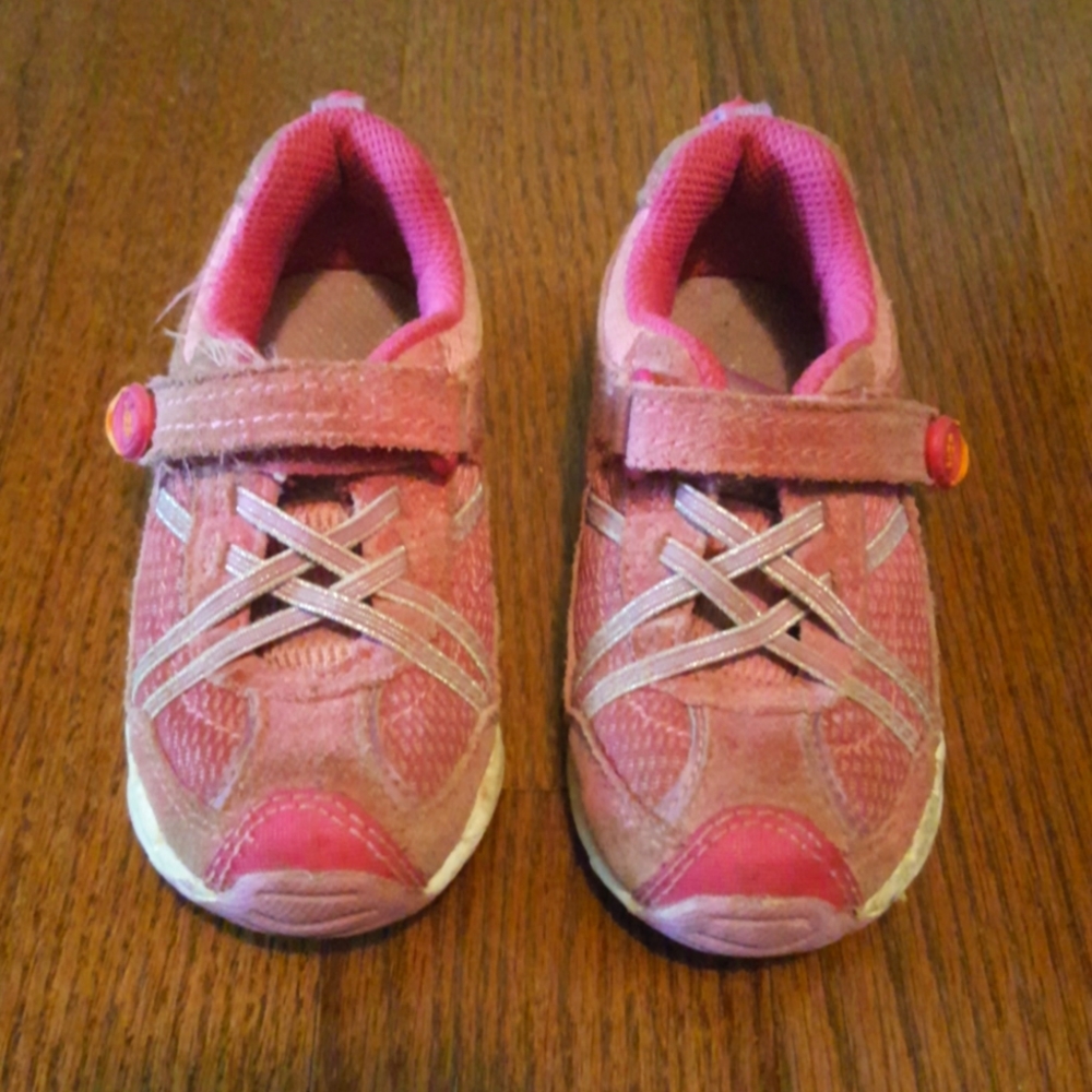 Stride Rite pink sneakers toddler 8